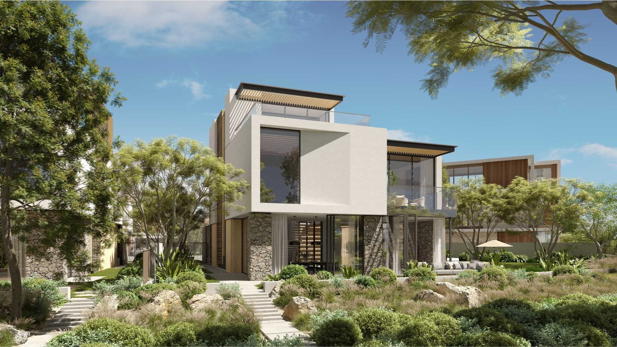 Nestled within the serene landscapes of Dubailand, The Acres by Meraas unveils an exceptional residential community.  Meticulously designed 3 to 5-bedroom villas await, each an epitome of refined living. As you step inside, you'll be captivated by the seamless integration of indoor and outdoor spaces. The layout, characterized by its open design and expansive windows, bathes every corner in natural light, creating an ambiance of tranquillity. Here, serenity meets sophistication. The open spaces and expansive windows seamlessly blend indoor and outdoor living. A leisurely stroll through lush gardens and by tranquil lagoons becomes a cherished routine within this picturesque community. Ideally situated in Dubailand, The Acres provides convenient access to major transportation routes, including Sheikh Zayed Bin Hamdan Al Nahyan Street and Emirates Road. It's a short drive from Global Village, Dubai Polo and Equestrian Club and the Hamdan Sports Complex. The Acres creates an atmosphere where every moment is a celebration of the art of living. It's where the grace of nature and contemporary living unite to offer an extraordinary lifestyle. With prices starting at AED 5.1M, The Acres offers a collection of meticulously designed villas, each a testament to refined craftsmanship. The handover is set for Q4 2027 with a 65/35 payment plan.